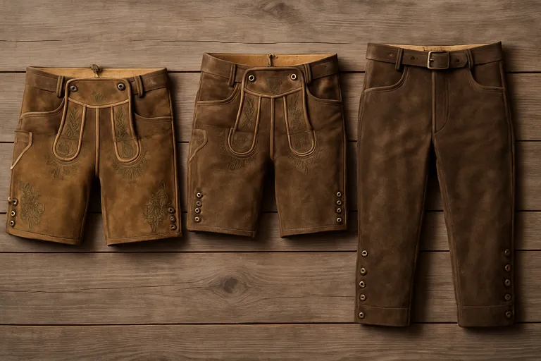 Korte lederhosen en hun informele karakter